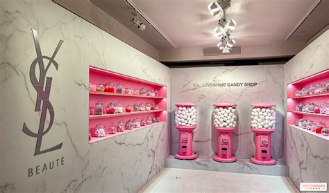 ysl beaute pop up store|ysl loveshine store.